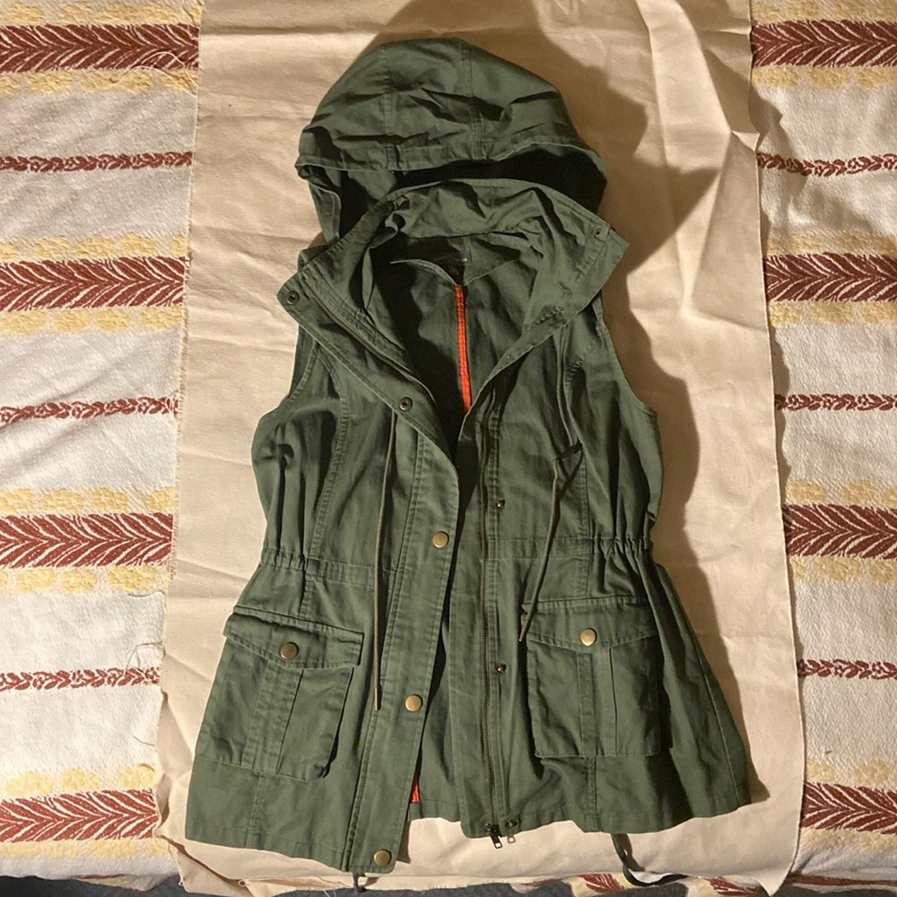 Green Cinched Jacket